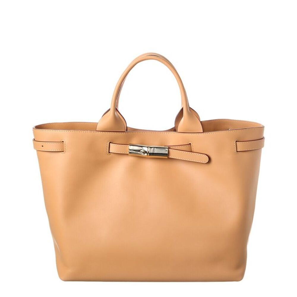Longchamp Le Roseau Large Tote, Brown
